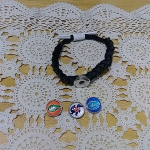 Sports Snap Jewelry - Rastaclat Bracelet + snap buttons